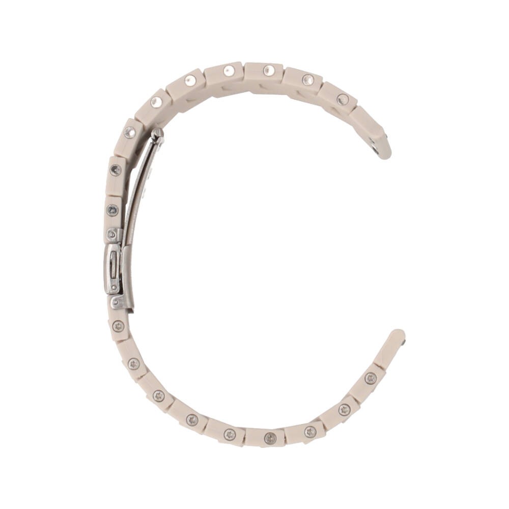 Blue Box สาย Apple Watch Strap Series 6,7,8,9,10,SE1,SE2 (39/40/41/42mm) Webbing Rubber Cream