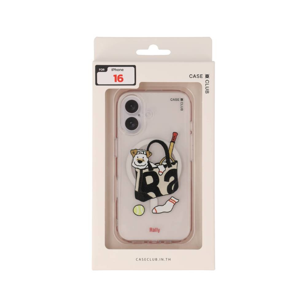 Rally x CASE CLUB เคส iPhone 16 Clear MagSafe Mr.Punky’s Tote