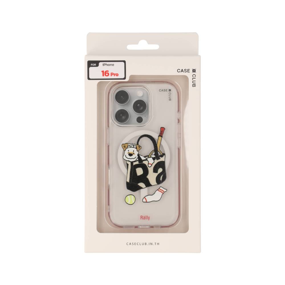 Rally x CASE CLUB เคส iPhone 16 Pro  Clear MagSafe Mr.Punky’s Tote