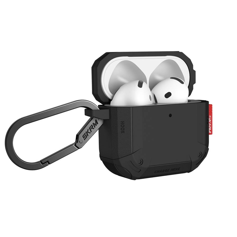 เคส Skinarma AirPods 4 MECHA CE Black