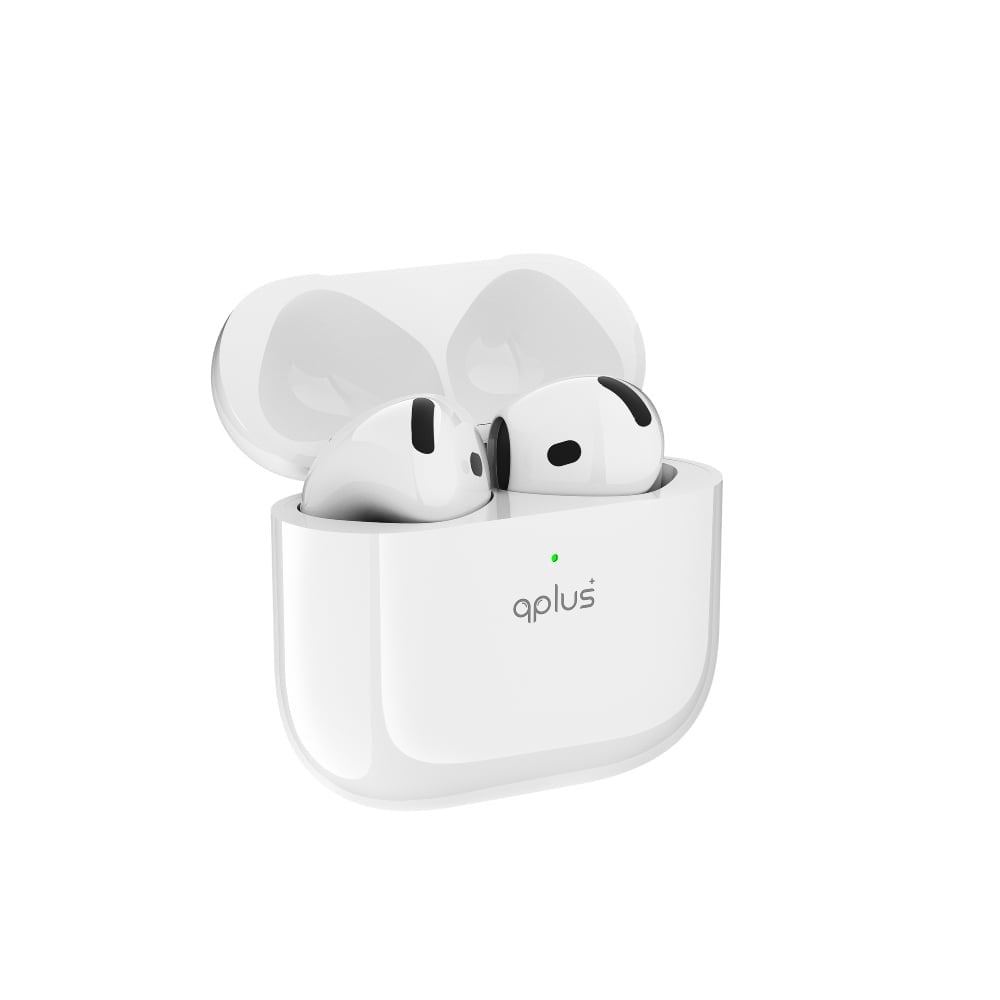 หูฟังไร้สาย QPLUS TWS BT5.4 ANC QPOD YKS23Z White