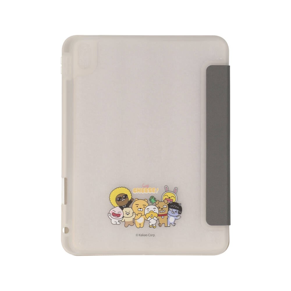 QPLUS x KAKAO Friends เคส iPad Gen 11 (2025)/Gen 10 Y Model Say Cheese Gray