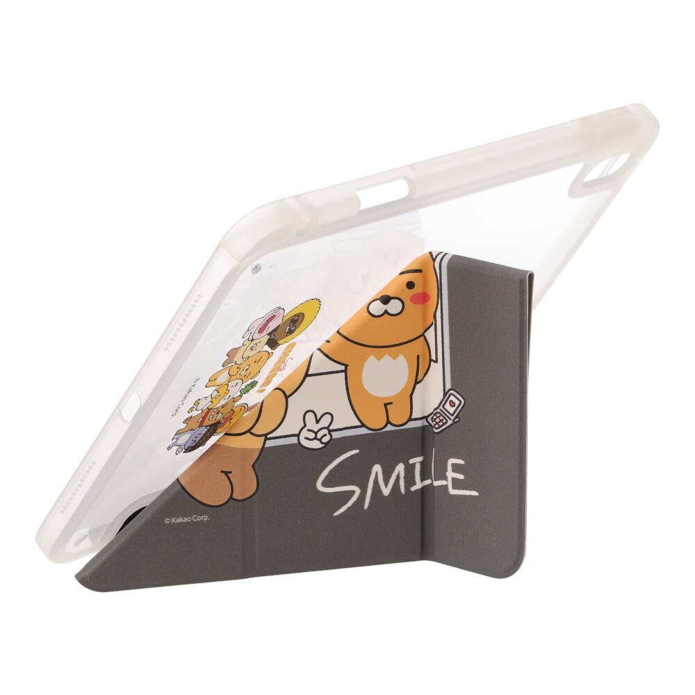 QPLUS x KAKAO Friends เคส iPad Gen 11 (2025)/Gen 10 Y Model Say Cheese Gray