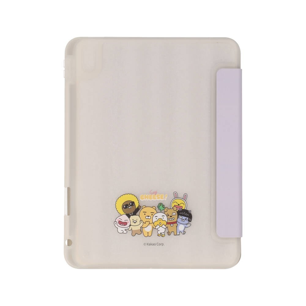 QPLUS x KAKAO Friends เคส iPad Gen 11 (2025)/Gen 10 Y Model Say Cheese Purple