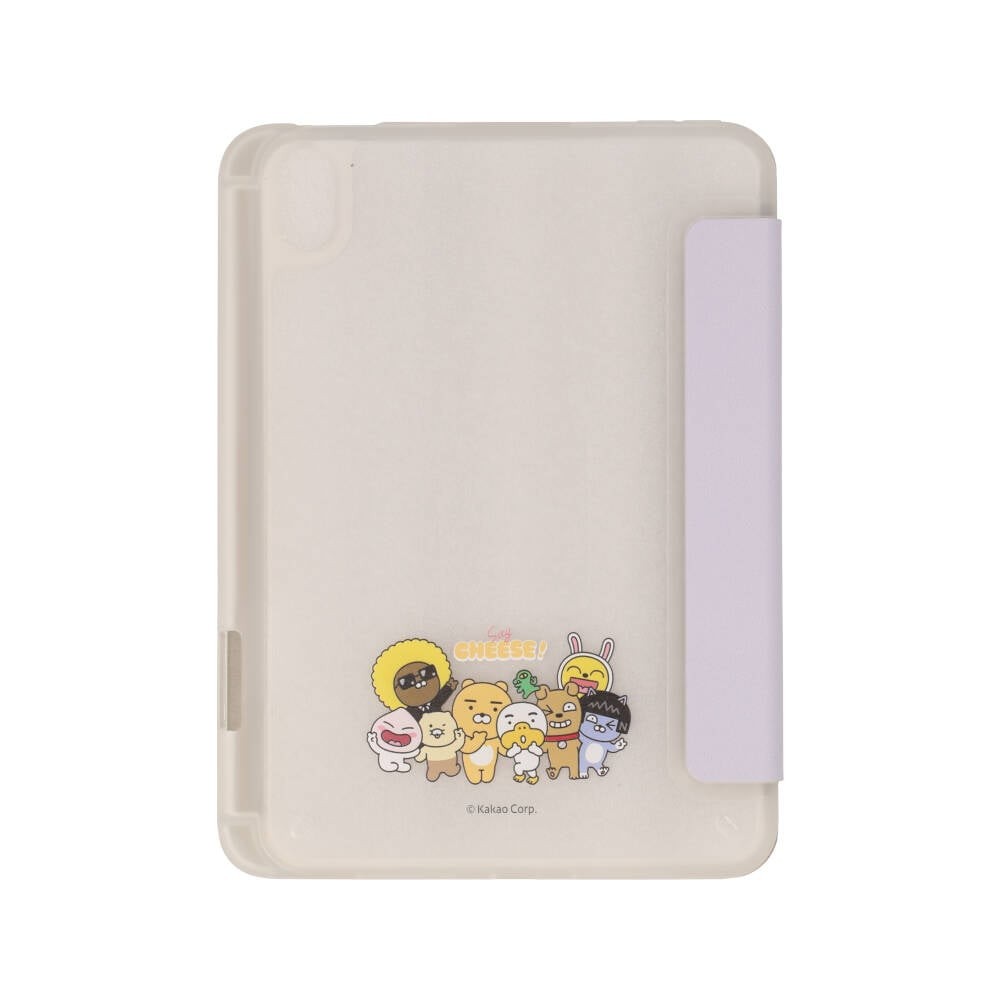 QPLUS x KAKAO & Friends เคส iPad Mini7/6 (2024) Y Model Say Cheese Purple