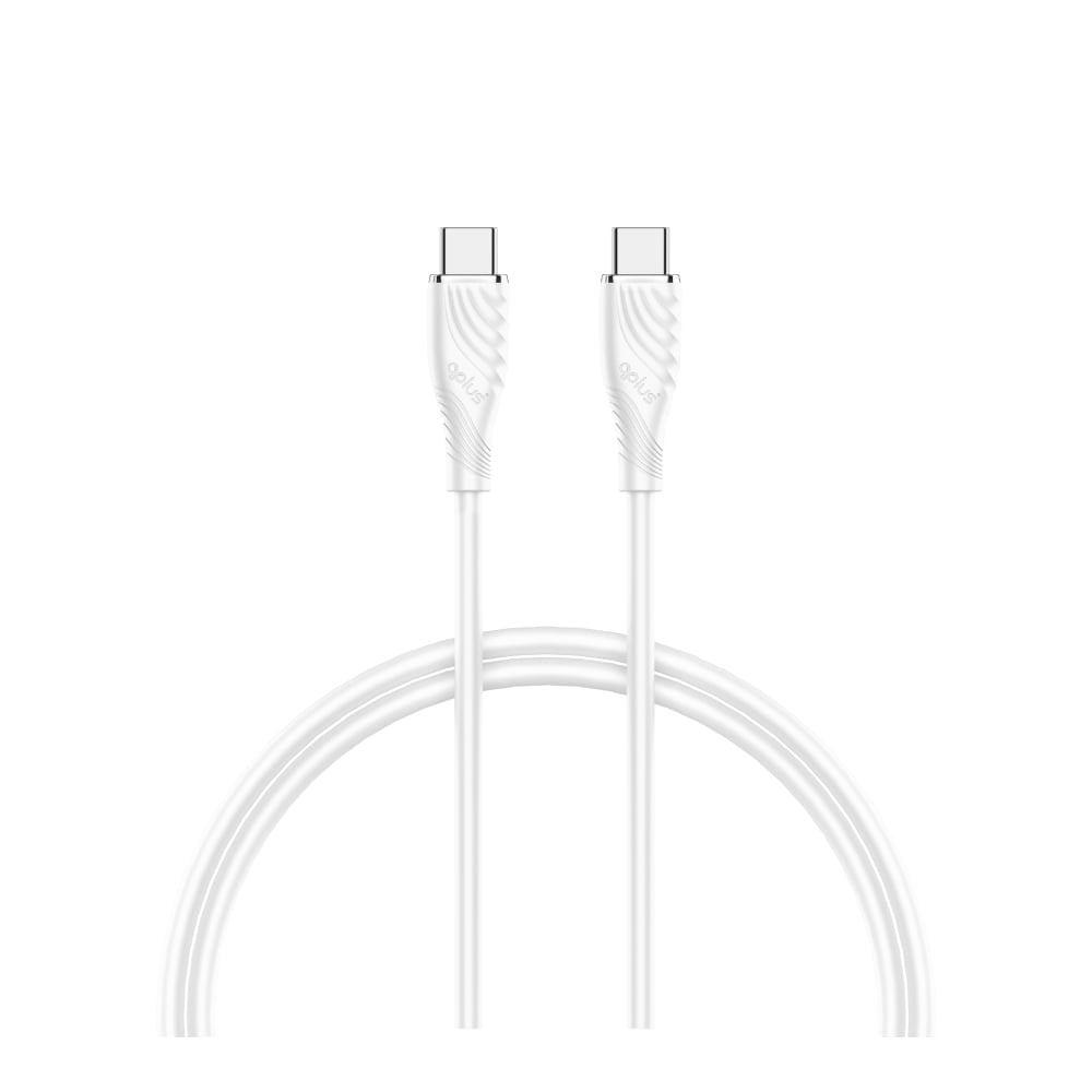 สายชาร์จ QPLUS USB-C to USB-C Cable 60W 1M. White (T3)