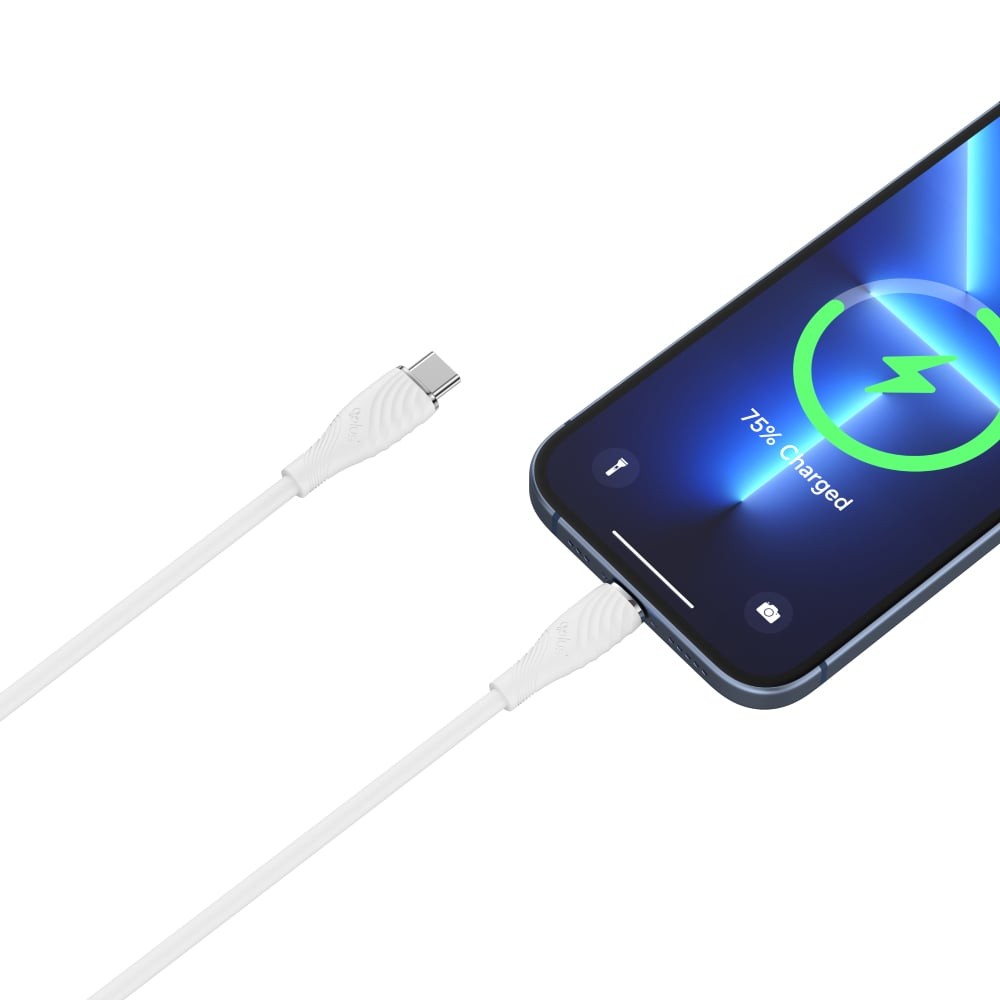 สายชาร์จ QPLUS USB-C to Lightning Cable 27W 1M. White (L3)