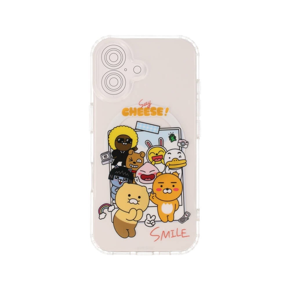 QPLUS x KAKAO & Friends เคส iPhone 16 Say Cheese Smile