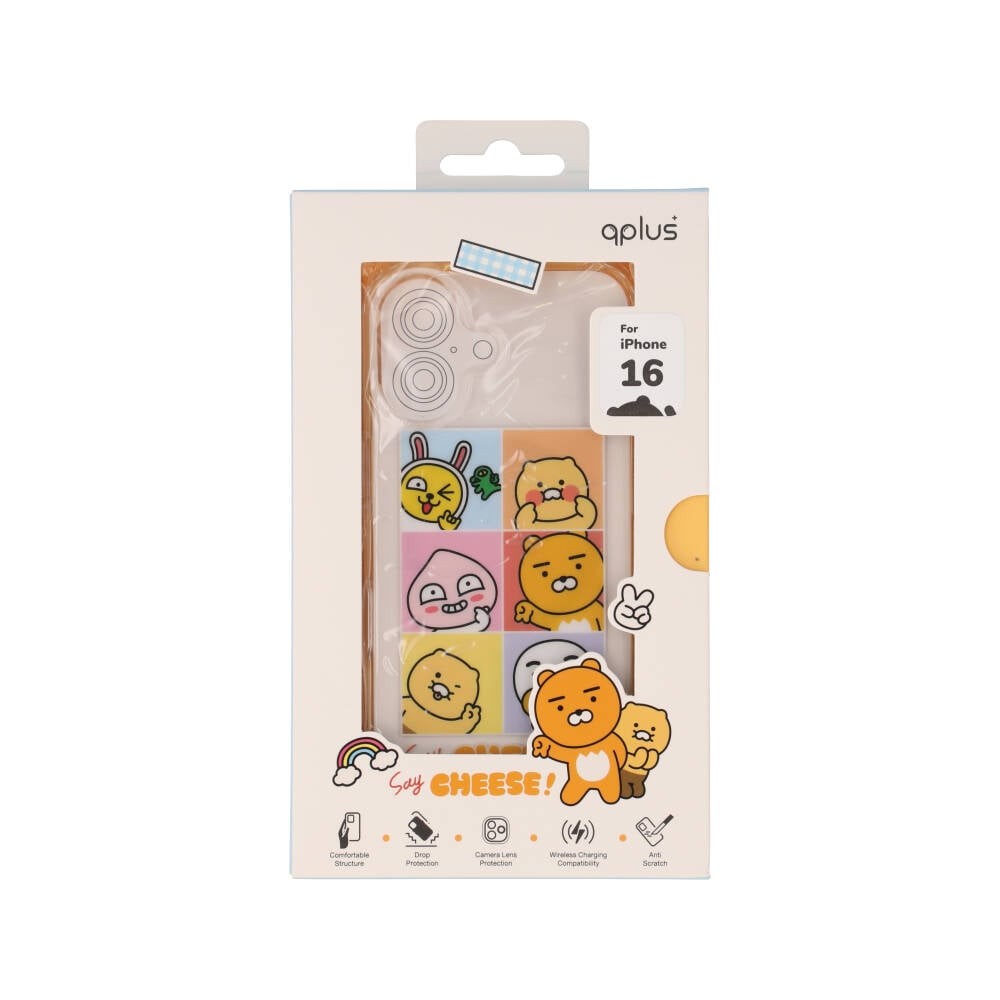QPLUS x KAKAO & Friends เคส iPhone 16 Say Cheese