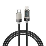 สายชาร์จ ALPHA.X USB-C to Lightning Cable 27W 1.2M ALU-CL10 Black