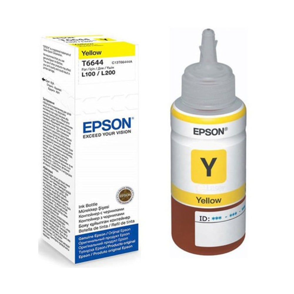 หมึกเครื่องปริ้น Epson Ink C13T664400Y