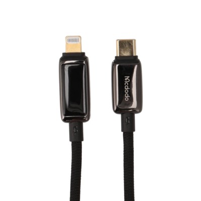 สายชาร์จ Mcdodo Auto Power Off 36W USB-C to Lightning with Breathing Light LED Display Data Cable 1.2m