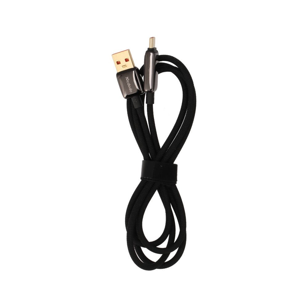สายชาร์จ Mcdodo USB-A to USB-C Cable 6A Breathing Light LED Display & Data Sync 1.2M Black (CA-6650)