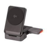 ที่ชาร์จไร้สาย MCDODO 3-in-1 Qi2 Wireless Charger Foldable Magnetic MagQ 15W Black (CH-5190)