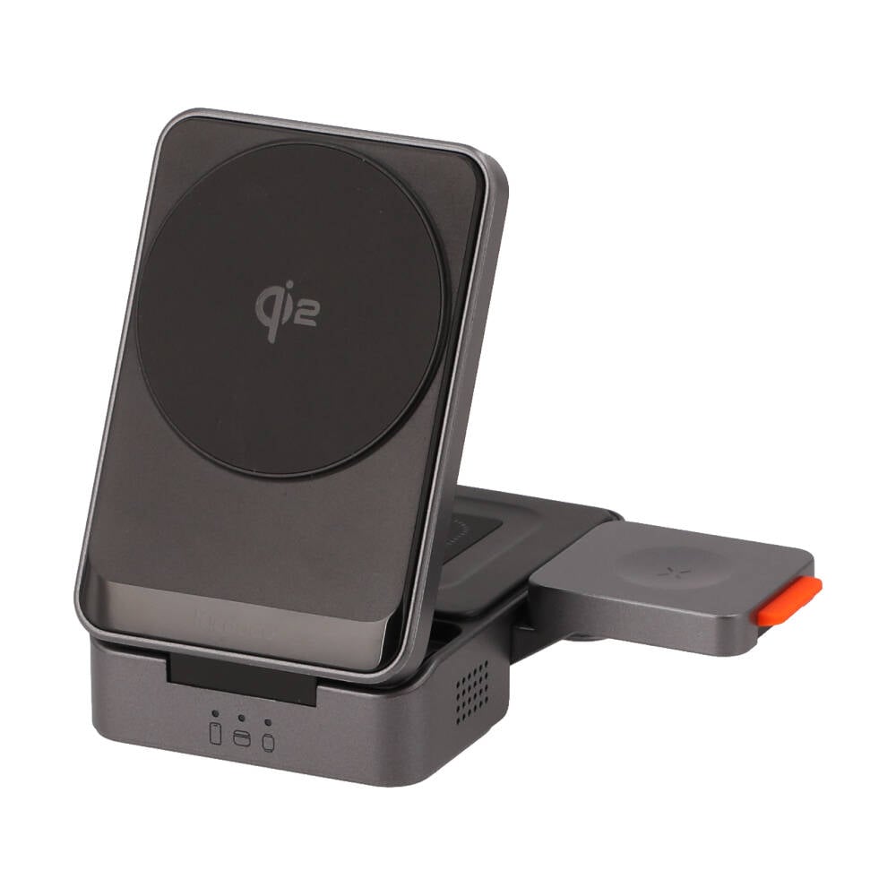 ที่ชาร์จไร้สาย MCDODO 3-in-1 Qi2 Wireless Charger Foldable Magnetic MagQ 15W Black (CH-5190)