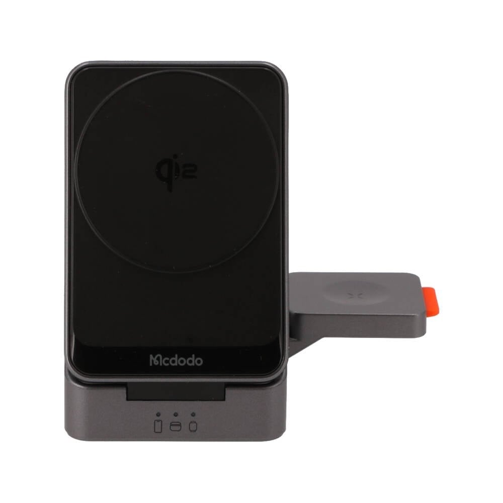ที่ชาร์จไร้สาย MCDODO 3-in-1 Qi2 Wireless Charger Foldable Magnetic MagQ 15W Black (CH-5190)