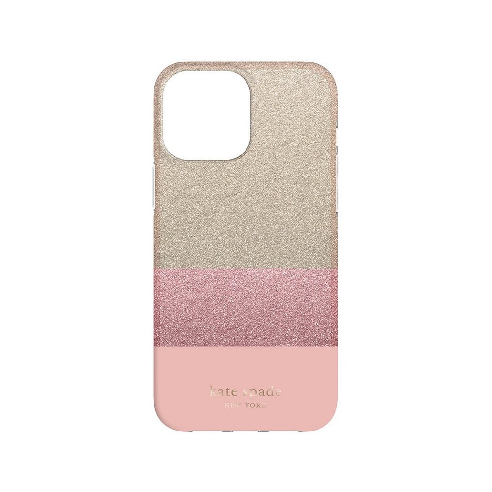 Kate Spade New York เคส iPhone 13 Pro Max Glitter Block Pink/Quartz