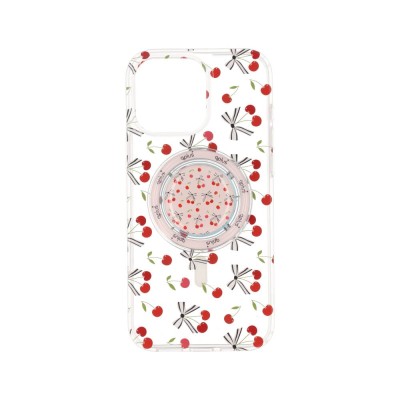 เคส QPLUS iPhone 16 Pro Max Cherry Bow Bliss with Magnetic Griptok