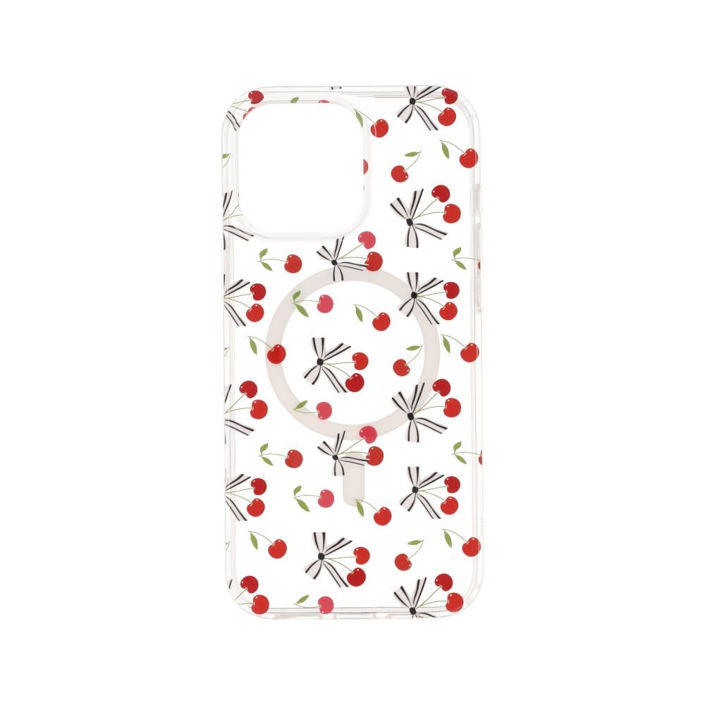 เคส QPLUS iPhone 16 Pro Max Cherry Bow Bliss with Magnetic Griptok