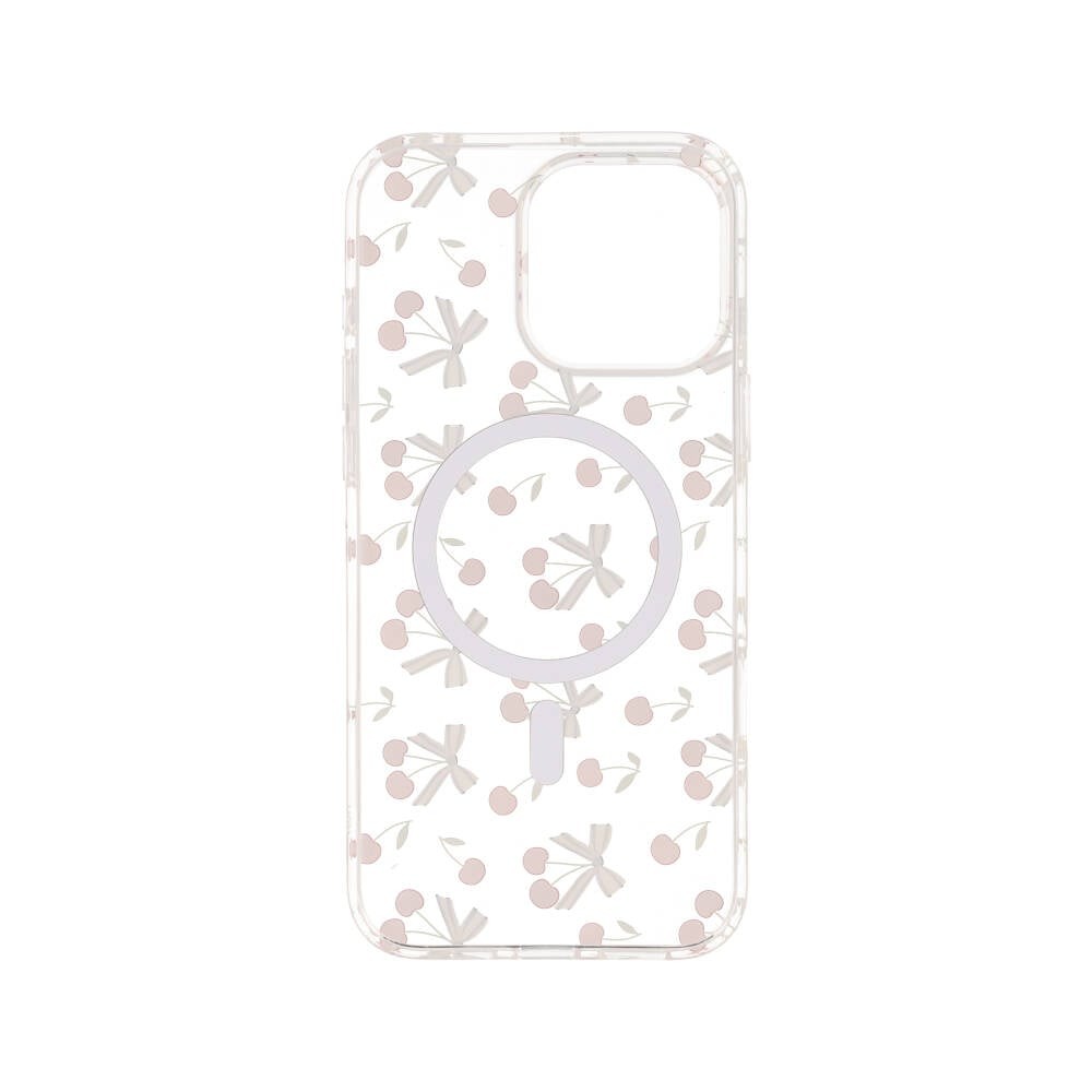 เคส QPLUS iPhone 16 Pro Max Cherry Bow Bliss with Magnetic Griptok