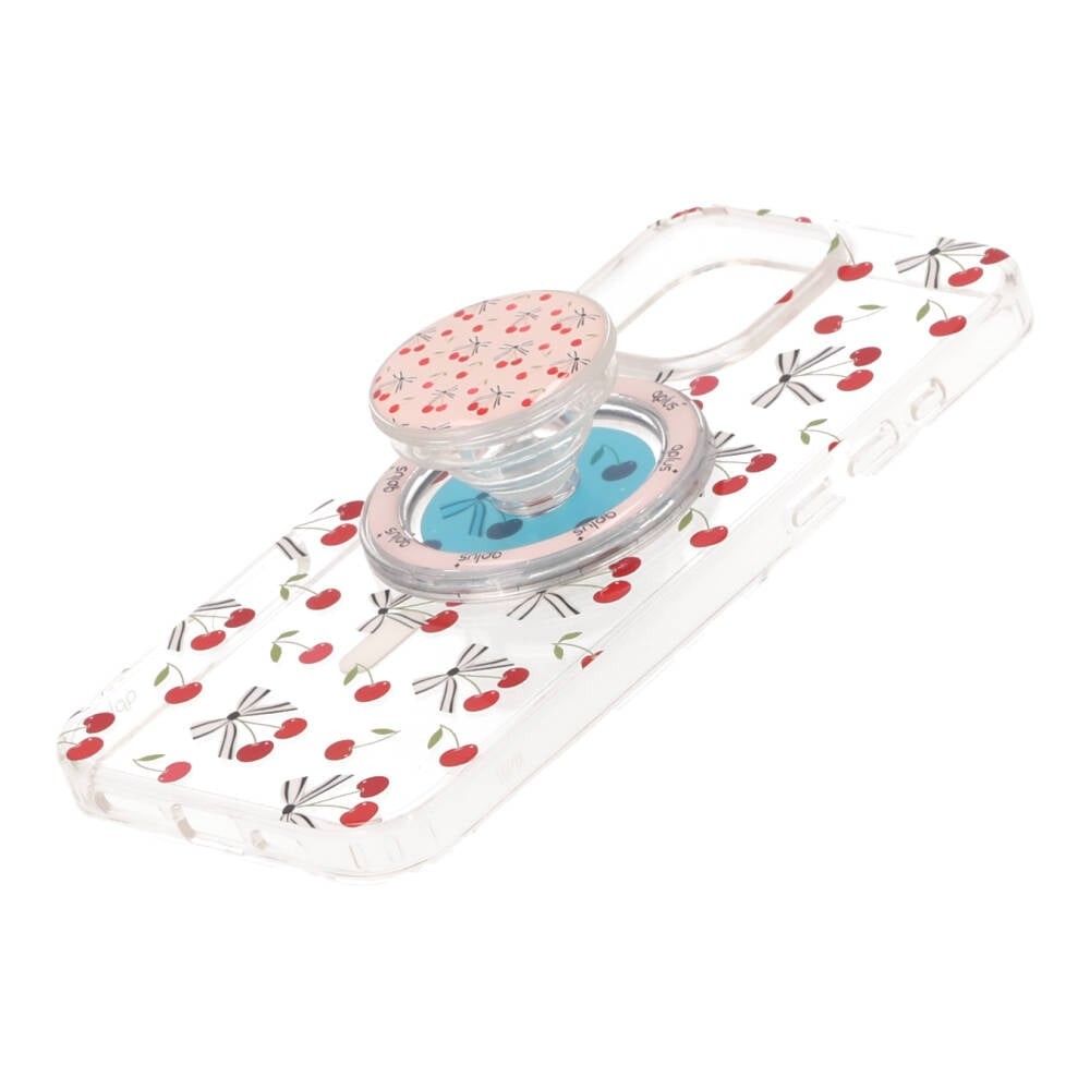 เคส QPLUS iPhone 16 Pro Max Cherry Bow Bliss with Magnetic Griptok