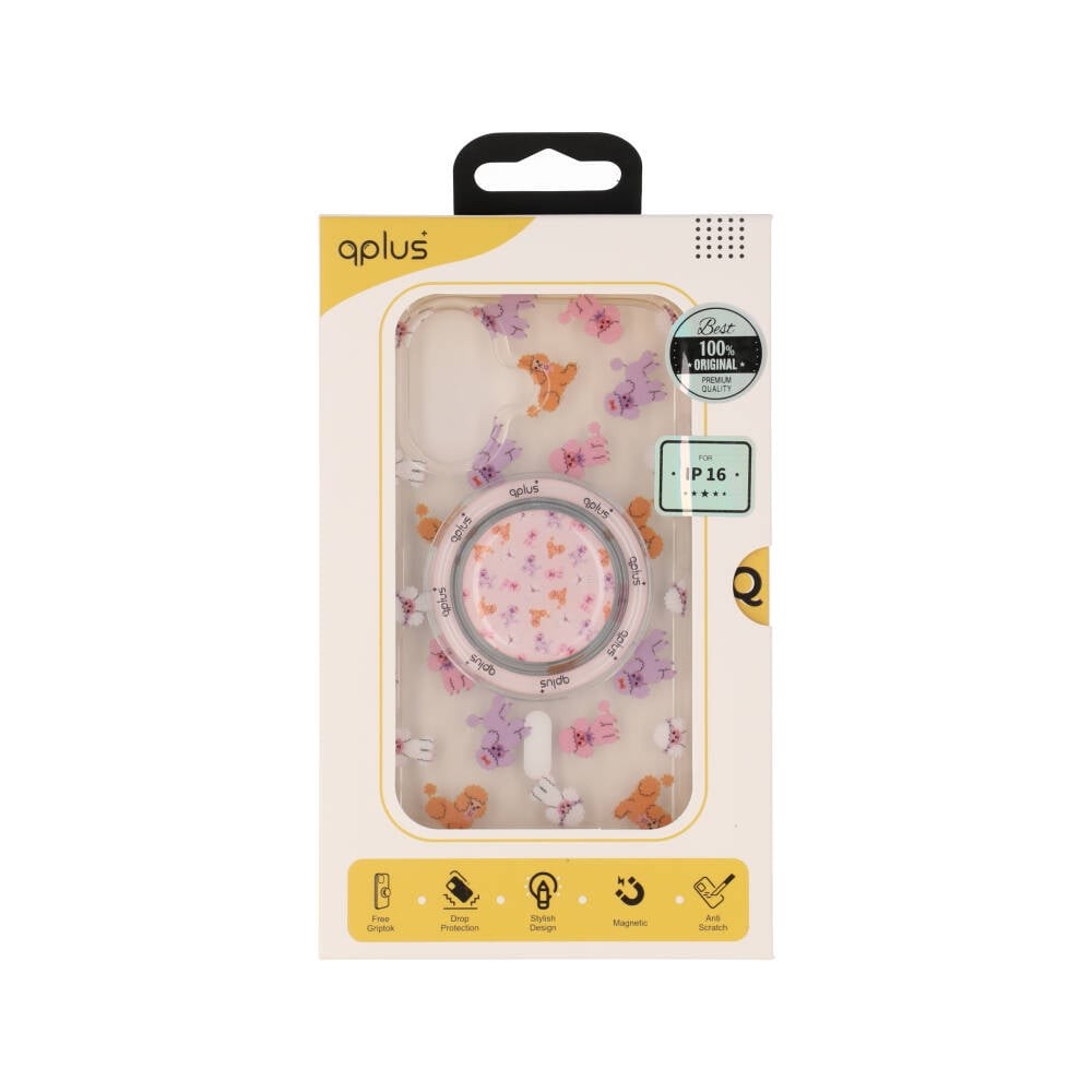 เคส QPLUS iPhone 16 Puddle Pop with Magnetic Griptok