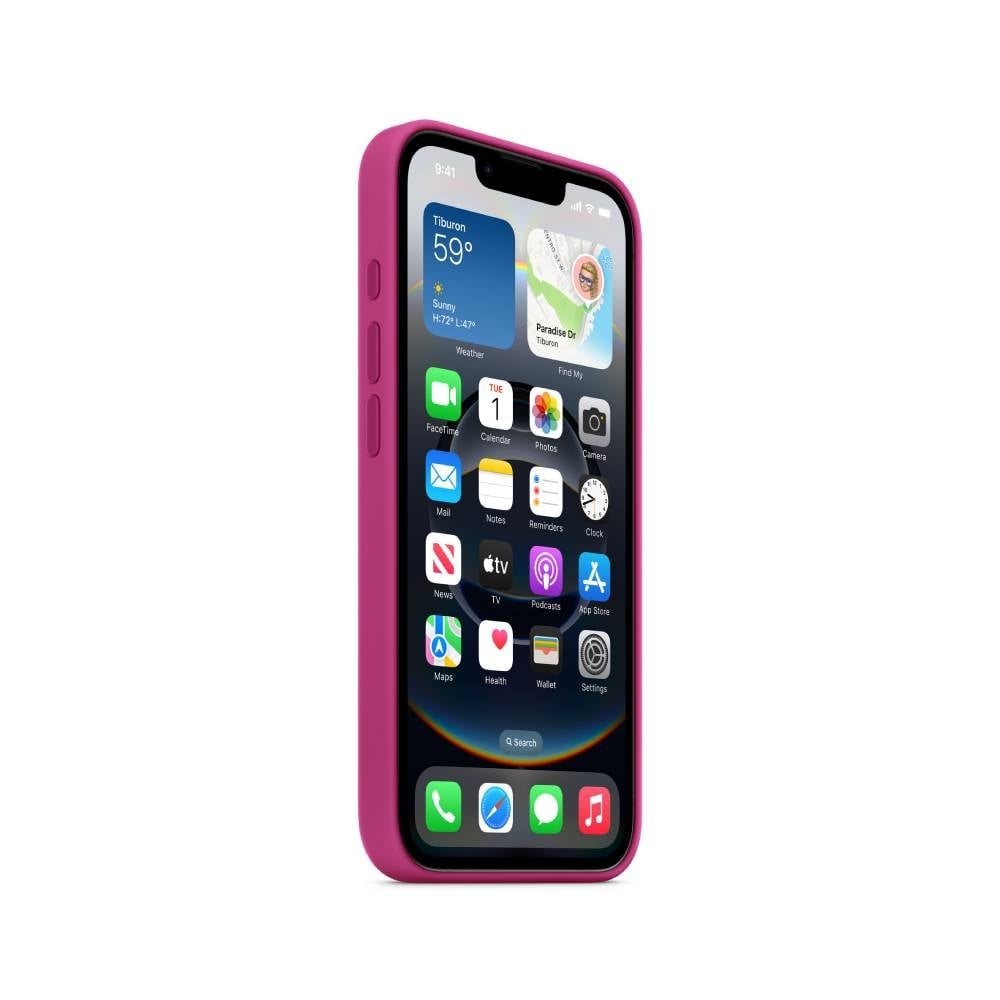 iPhone 16e Silicone Case - Fuchsia