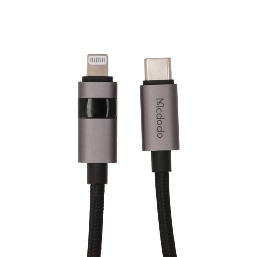 สายชาร์จ Mcdodo USB-C to Lightning Cable 36W Horizontal LED Display 1.2M Black (CA-6570)