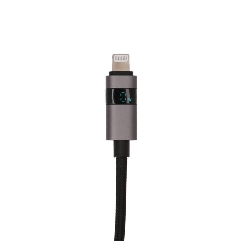 สายชาร์จ Mcdodo USB-C to Lightning Cable 36W Horizontal LED Display 1.2M Black (CA-6570)