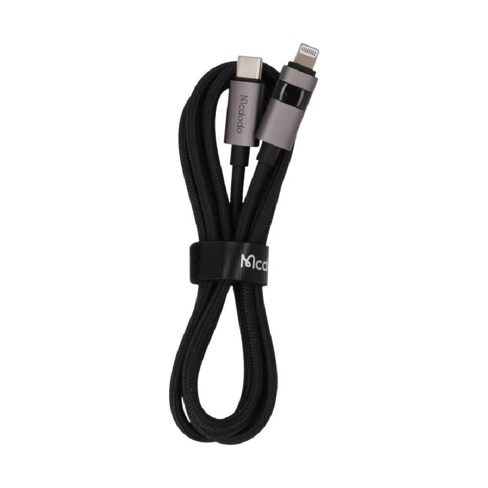 สายชาร์จ Mcdodo USB-C to Lightning Cable 36W Horizontal LED Display 1.2M Black (CA-6570)