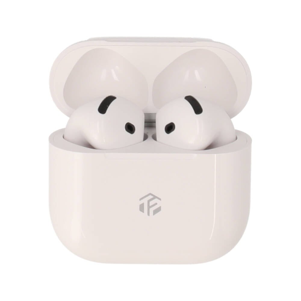 หูฟังไร้สาย TECHPRO Airbuds 4 ANC with wireless charging case White