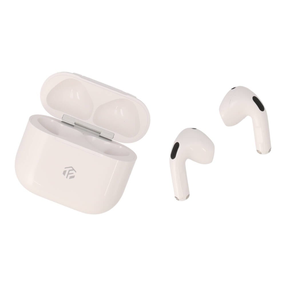 หูฟังไร้สาย TECHPRO Airbuds 4 ANC with wireless charging case White