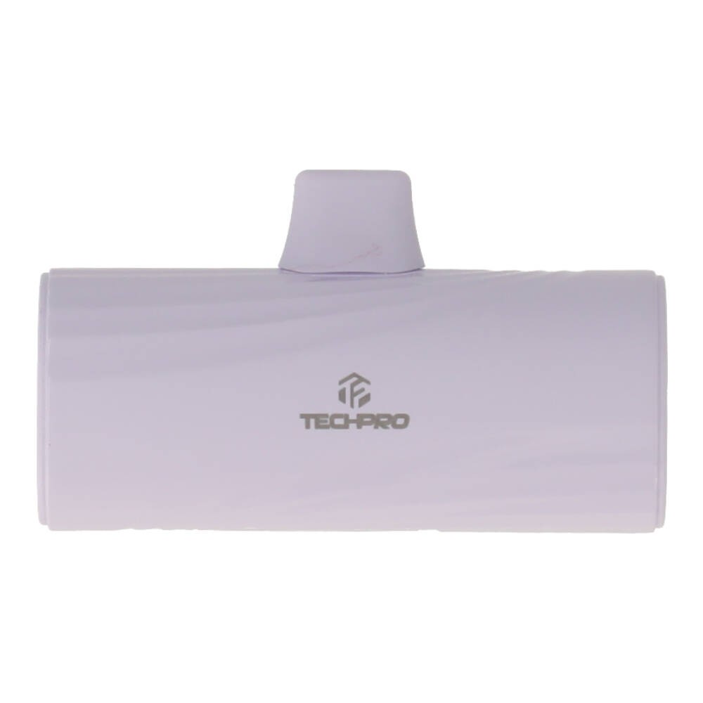 พาวเวอร์แบงค์ TECHPRO 5000 mAh Lightning PD (TP-PB5L) Purple