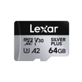 เมมโมรี่การ์ด Lexar MicroSDXC 64GB Professional Silver Plus Global