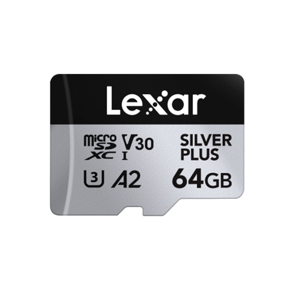 เมมโมรี่การ์ด Lexar MicroSDXC 64GB Professional Silver Plus Global