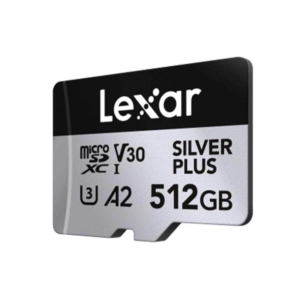 เมมโมรี่การ์ด Lexar MicroSDXC 512GB Professional Silver Plus Global