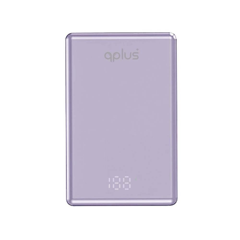 พาวเวอร์แบงค์ QPLUS Mini 10,000 mAh Magnetic Wireless W1031 Purple