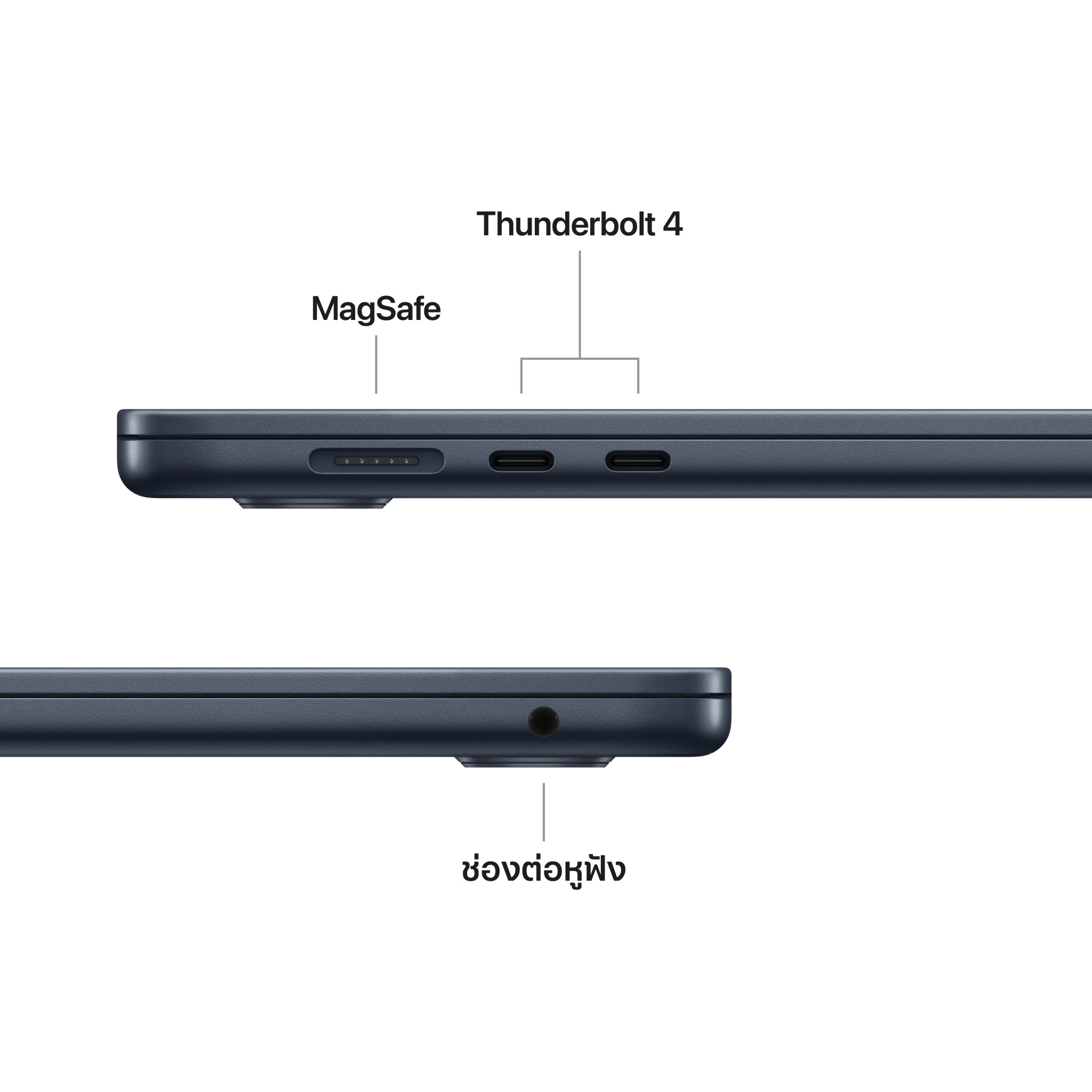 MacBook Air 15 : M4 chip 10C CPU/10C GPU/16GB/256GB Midnight (2025)