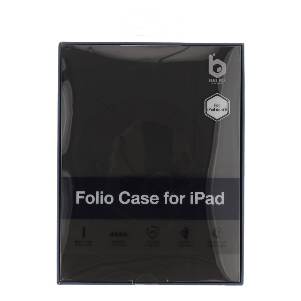 เคส Blue Box iPad mini 6 Multi Angle Folio Black
