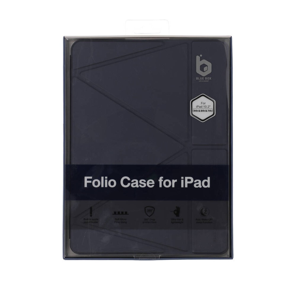 เคส Blue Box iPad 10.2 8th/9th Gen (2021) Multi-Angle with Pencil Socket Navy