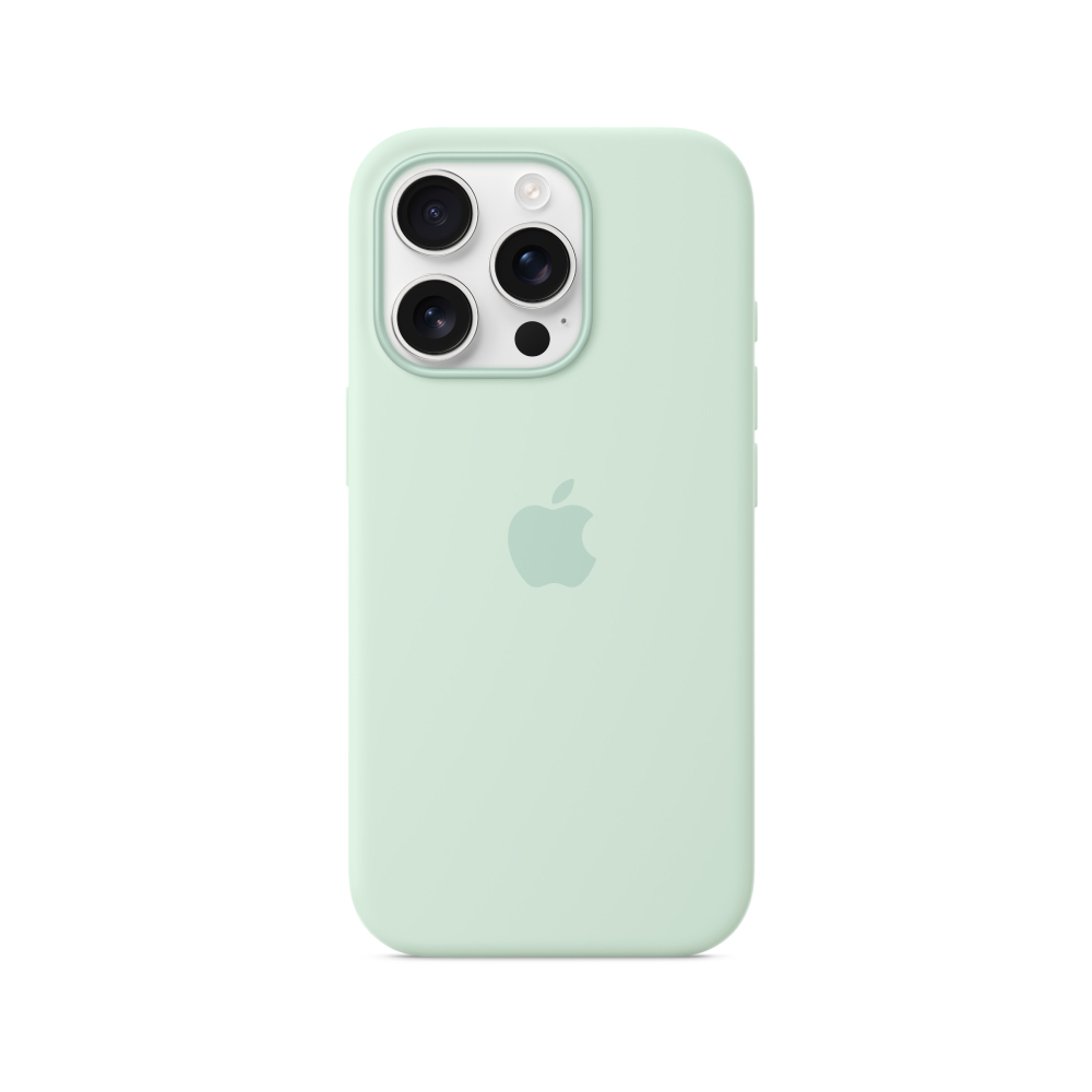 Apple iPhone 16 Pro Max Silicone Case with MagSafe - Aquamarine