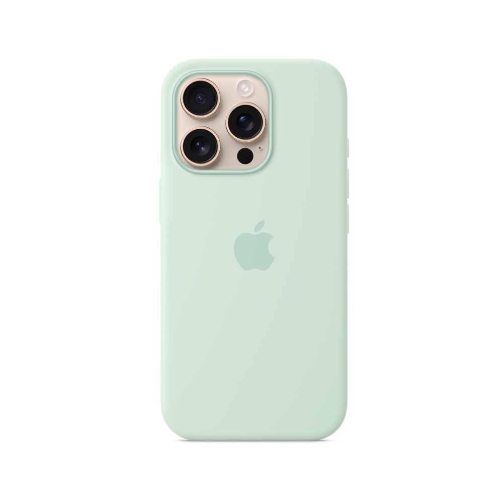 Apple iPhone 16 Pro Max Silicone Case with MagSafe - Aquamarine