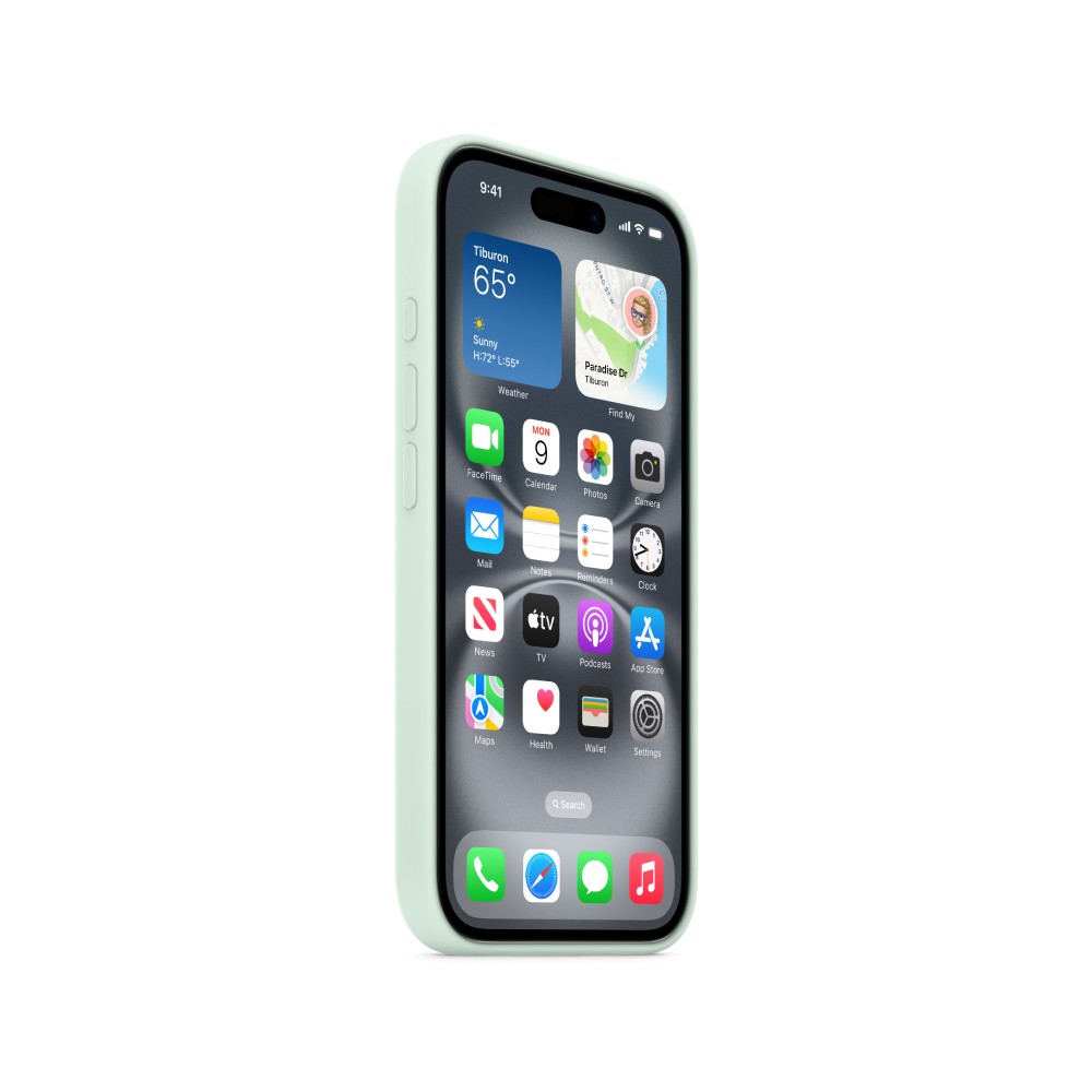 Apple iPhone 16 Silicone Case with MagSafe - Aquamarine