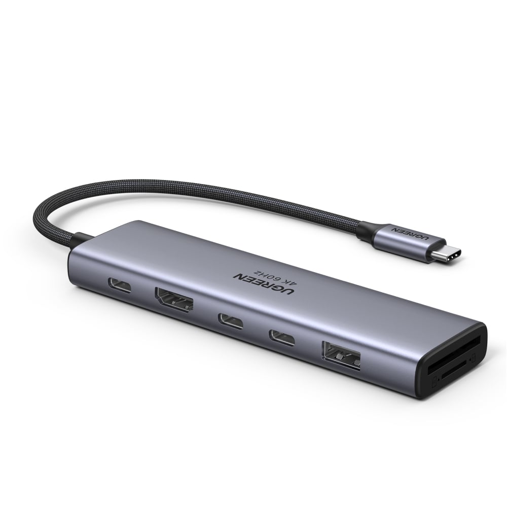 UGREEN Port Hub 7-in-1 USB-C Hub to HDMI (45521) Gray