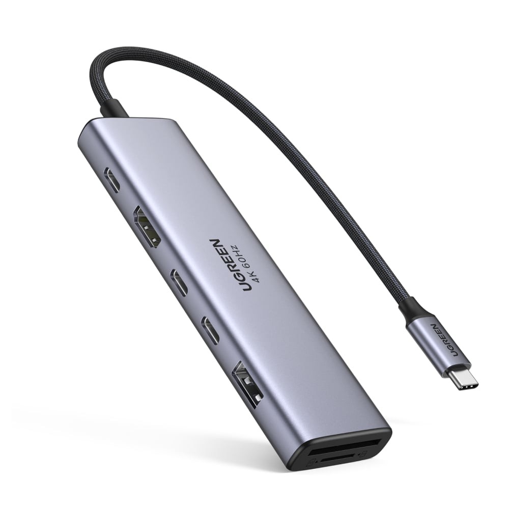 UGREEN Port Hub 7-in-1 USB-C Hub to HDMI (45521) Gray