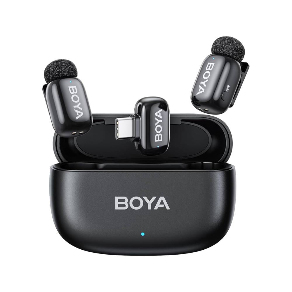 ไมโครโฟน BOYA MINI (2TX+2RX) Black