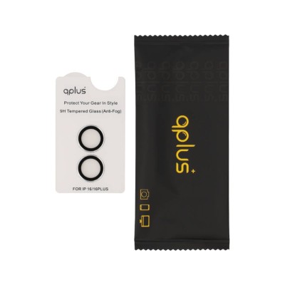 ฟิล์มกันเลนส์ QPLUS Camera Lens iPhone 16/16 Plus Sliver