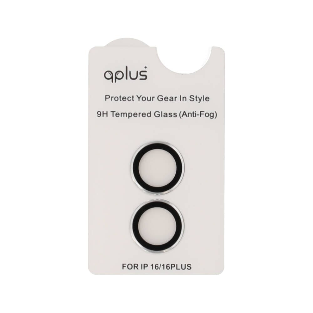ฟิล์มกันเลนส์ QPLUS Camera Lens iPhone 16/16 Plus Sliver