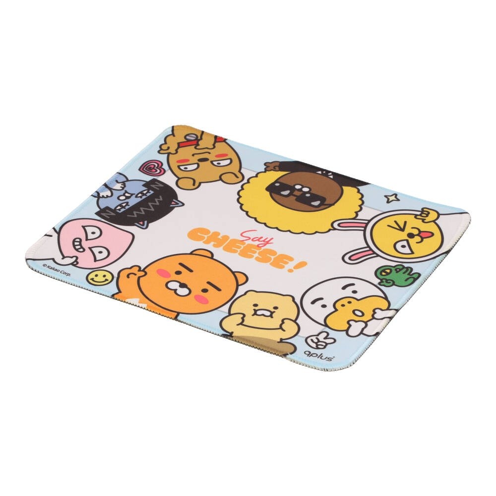 แผ่นรองเมาส์ QPLUS x KAKAO Say Cheese MP002 Blue