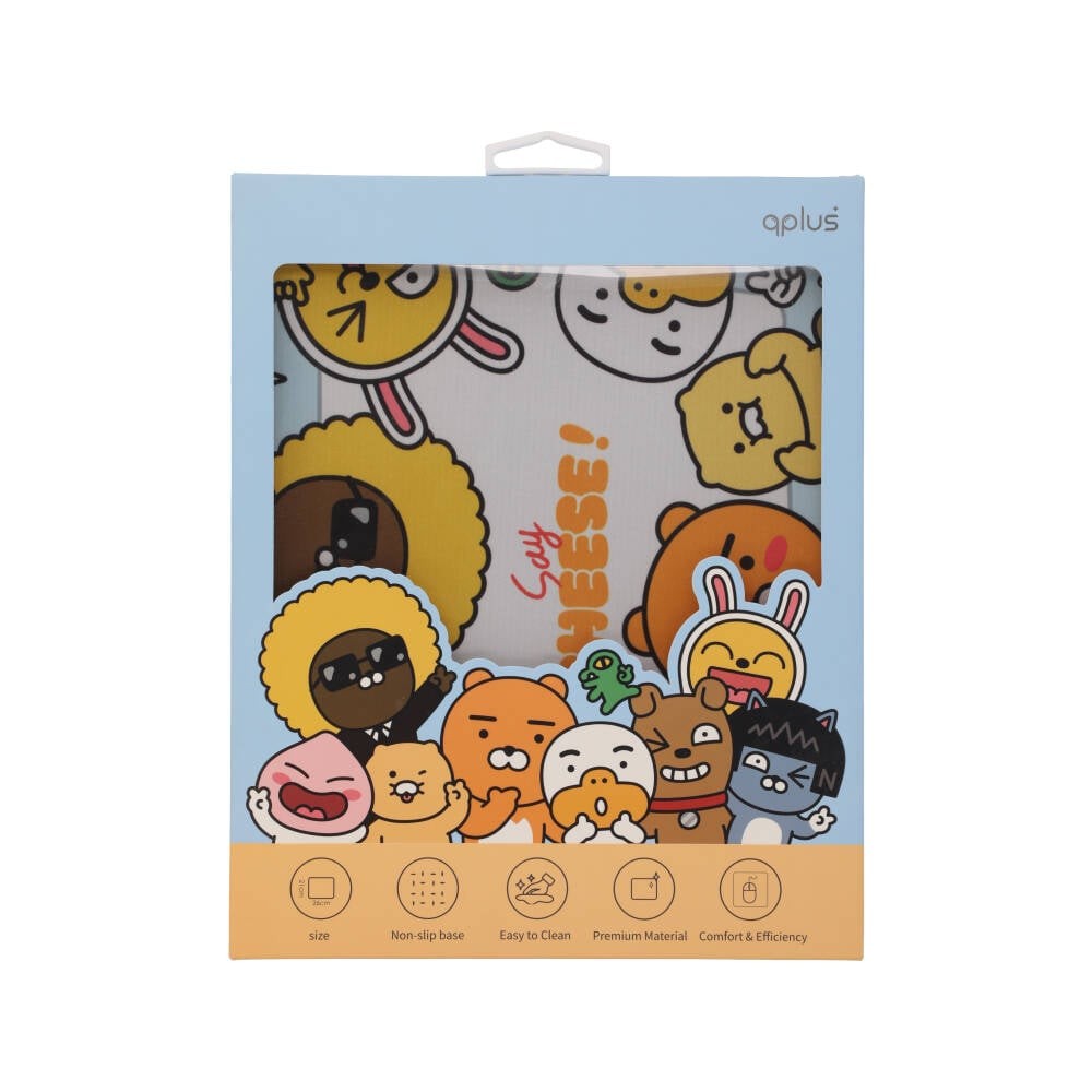 แผ่นรองเมาส์ QPLUS x KAKAO Say Cheese MP002 Blue